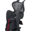 Seggiolino posteriore per bicicletta bellelli "mr fox" dark grey, portata massima 22 kg