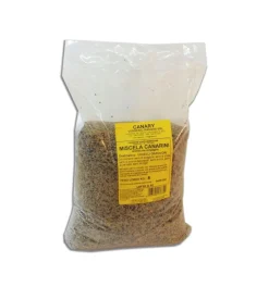 Semi per canarini - becchime per uccelli senza miglio - 5 kg.