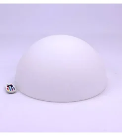 Semi sfera decorativa da esterno luminosa led rgb ricaricabile e con telecomando 50x50x26 cm