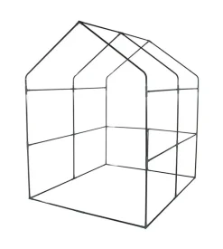 Serra a casetta verdelook con telo pvc 140x140x197 cm