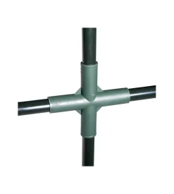 Serra a casetta verdelook con telo pvc 140x140x197 cm