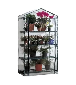 Serra da giardino verdemax "azalea" con 4 ripiani big 90x50x163 cm