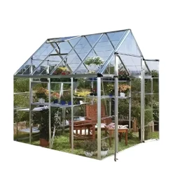 Serra per giardino verdemax "doritis medium" in policarbonato 185x184x209 cm