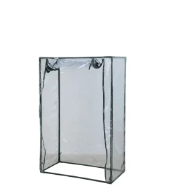 Serra per pomodori "linda" con struttura in acciaio e telo in pvc 100x50x150 cm