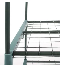 Serra rettangolare verdelook con 2 ripiani e telo trasparente 69x49x98 cm