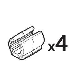 Set 4 appoggi di ricambio per nitto, pyro and radius