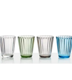 Set 4 bicchieri brunner "jazz" in policarbonato 30,5 cl