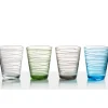 Set 4 bicchieri brunner "onda" in policarbonato 30 cl