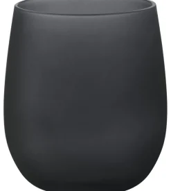 Set 2 bicchieri satinati brunner "waterglass blacksatin" in policarbonato 35 cl