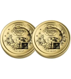 Set 2 coperchi per barattoli in vetro bormioli "4 stagioni" 86 mm