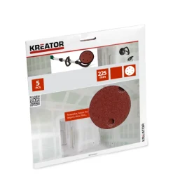 Set 5 dischi abrasivi 225 mm grana 60