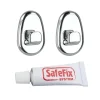Set 2 ganci crom safe fix