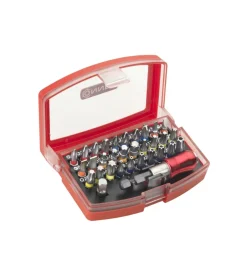 Set 30 inserti per avvitatore connex in acciaio cromato