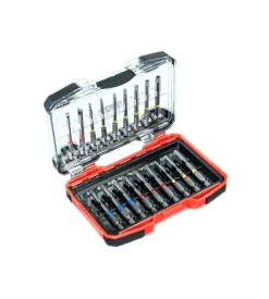 Set 18 inserti prolungati per avvitatore connex "max-power" in acciaio