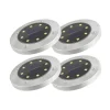 Set 4 luci solare segnapassi a led con sensore - 10 lumen - 1.2 v