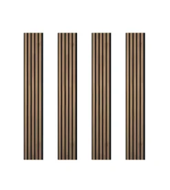 Set 4 pannelli decorativi a muro "anna" 1190x186x12 mm