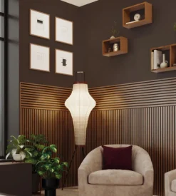 Set 4 pannelli decorativi a muro "anna" 1190x186x12 mm