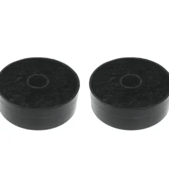 Set 2 pezzi filtro a carbone per cappa aspirante faber "f23" nero 12,5 cm