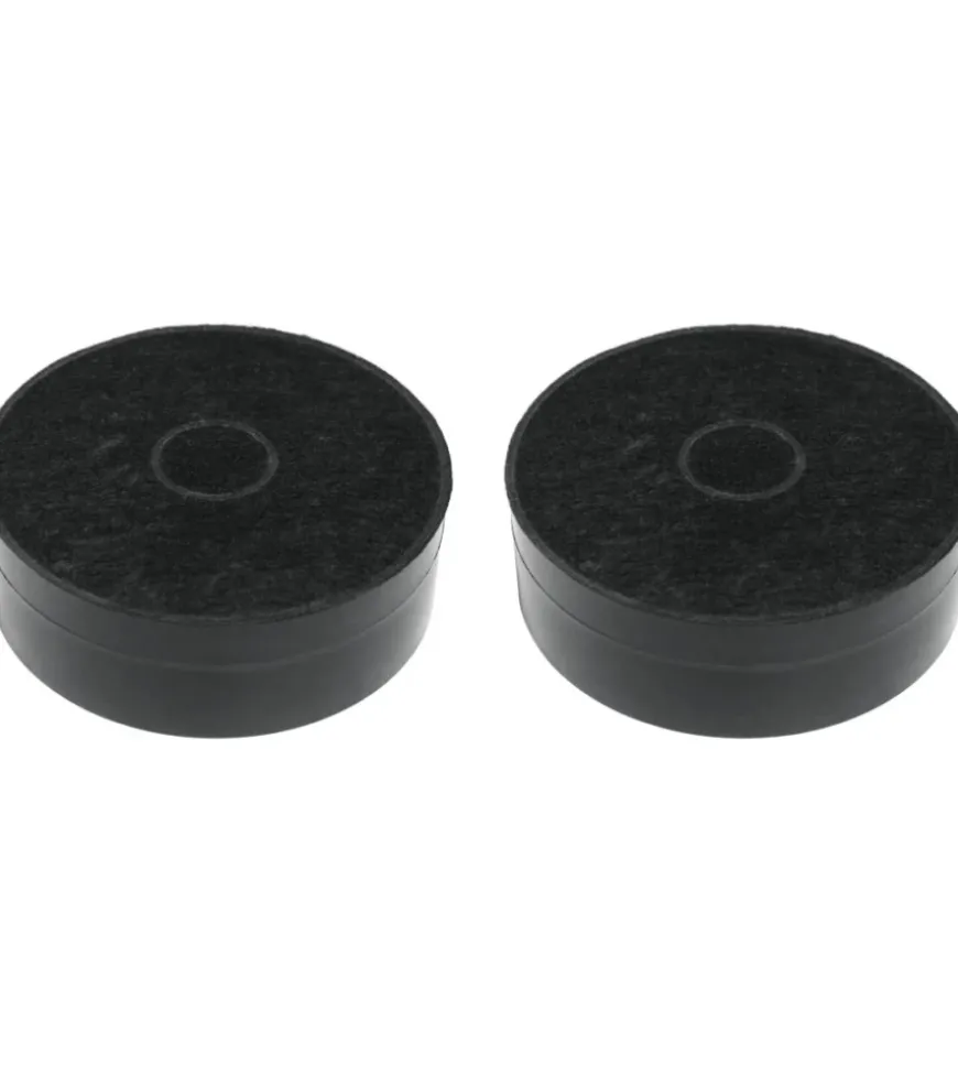 Set 2 pezzi filtro a carbone per cappa aspirante faber "f23" nero 12,5 cm