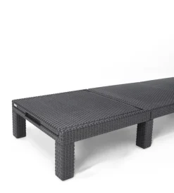 Set 2 pezzi lettino prendisole 