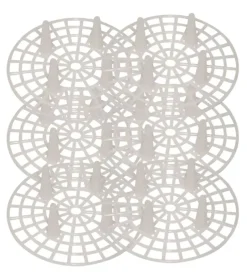 Set 6 pezzi pressini salvagusto 50 mm