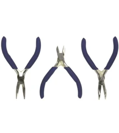 Set 3 pinzette di precisione