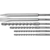 Set 6 punte e scalpelli sds plus - valex - 6 pezzi