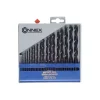 Set 19 punte elicoidali per metallo connex in acciaio hss da ø 1 a 10 mm