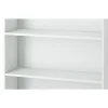 Set 2 ripiani per libreria larga tinta bianco
