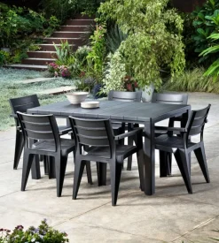 Set 6 sedie da esterno impilabili keter