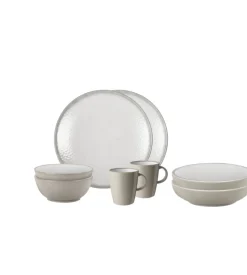 Set 8 stoviglie da campeggio brunner "amadè" in stone touch antiscivolo