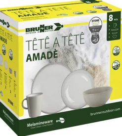 Set 8 stoviglie da campeggio brunner 