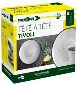 Set 8 stoviglie da campeggio brunner 