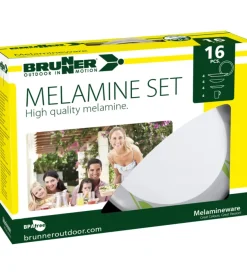 Set 16 stoviglie da campeggio brunner 