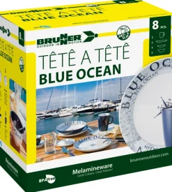 Set 8 stoviglie da campeggio brunner 