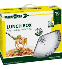 Set 16 stoviglie da campeggio brunner 