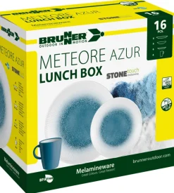 Set 16 stoviglie da campeggio brunner 