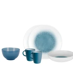 Set 8 stoviglie da campeggio brunner "meteore" in stone touch antiscivolo