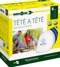 Set 8 stoviglie da campeggio brunner 