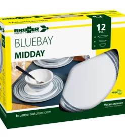 Set 12 stoviglie da campeggio brunner 