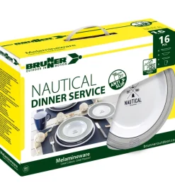 Set 16 stoviglie da campeggio brunner 