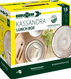 Set 16 stoviglie da campeggio brunner 