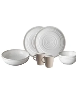Set 8 stoviglie da campeggio brunner "savana" in stone touch antiscivolo