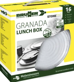 Set 16 stoviglie da campeggio brunner 