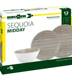 Set 12 stoviglie da campeggio brunner 