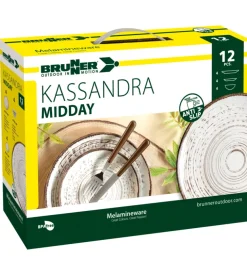 Set 12 stoviglie da campeggio brunner 
