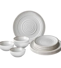 Set 12 stoviglie da campeggio brunner "savana" in stone touch antiscivolo