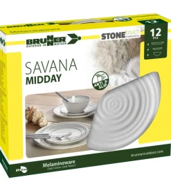 Set 12 stoviglie da campeggio brunner 