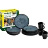Set 16 stoviglie da campeggio brunner "venetian" in stone touch antiscivolo