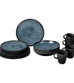 Set 16 stoviglie da campeggio brunner "venetian" in stone touch antiscivolo
